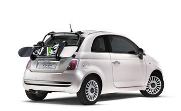 FIAT/フィアット500 スキー＆スノボシーズン到来！ハッチゲートキャリアベースを装備！: FIAT500～ラブ💛カーライフ